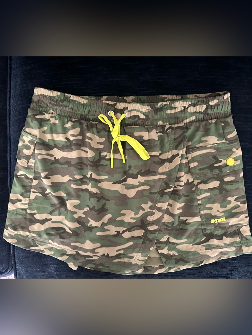 PINK Victoria's Secret Olive Green Camo Swim Shorts